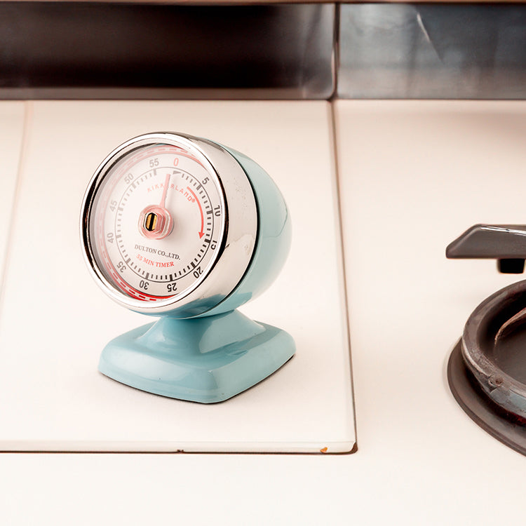 Vintage Streamline Kitchen Timer + Blue
