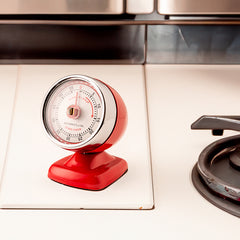 Vintage Streamline Kitchen Timer + Red