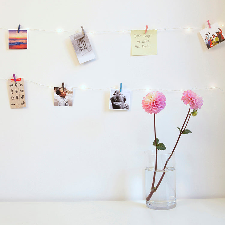 Mini Clothespin String Lights