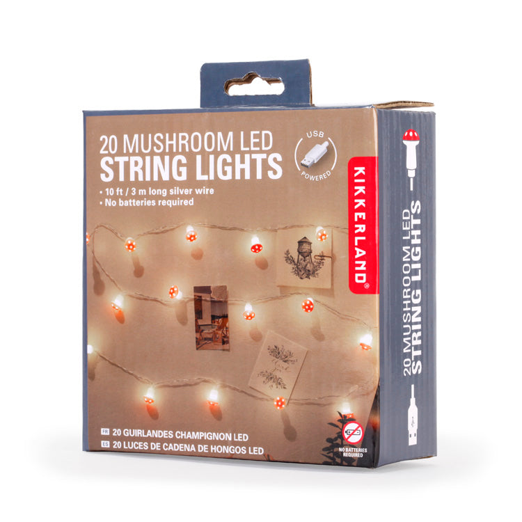 Kikkerland Mushroom String Lights - Thumbnail 4