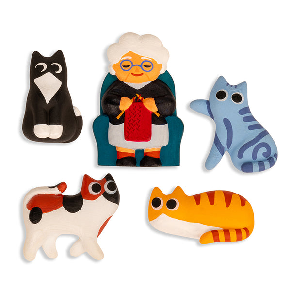 Cat Lady Magnets – Kikkerland Design Inc