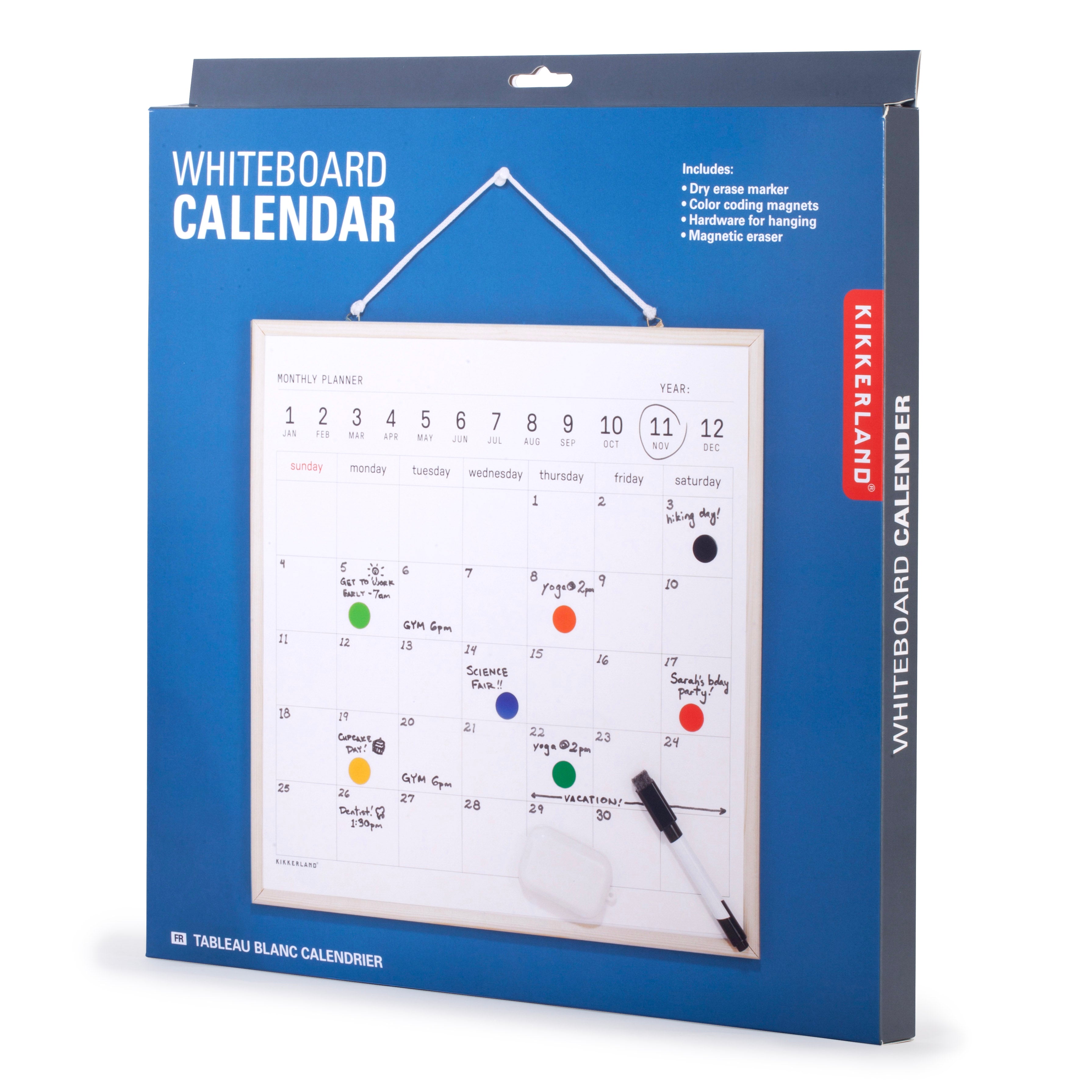 White Board Calendar Kikkerland Design Inc white-board-calendar-kikkerland-design-inc