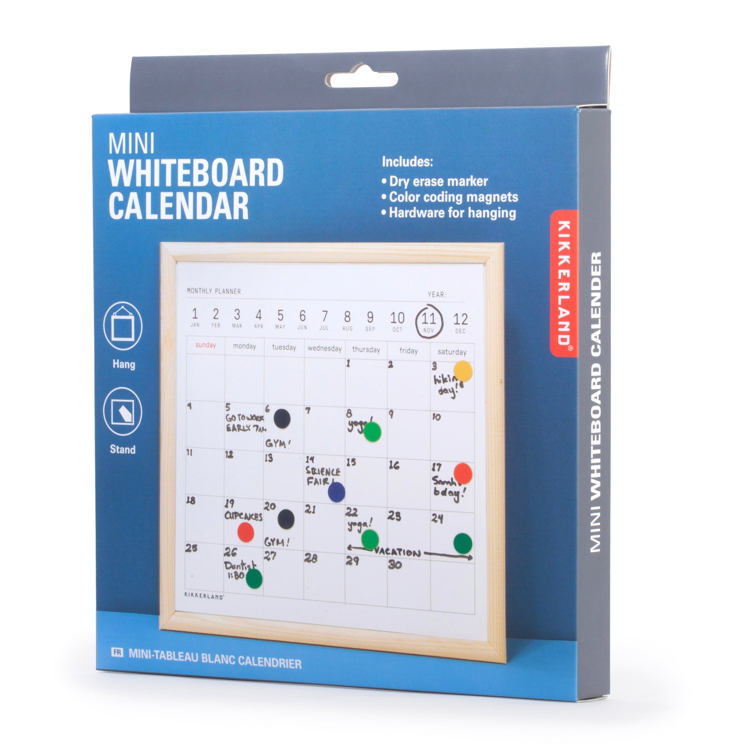 Mini Whiteboard Calendar