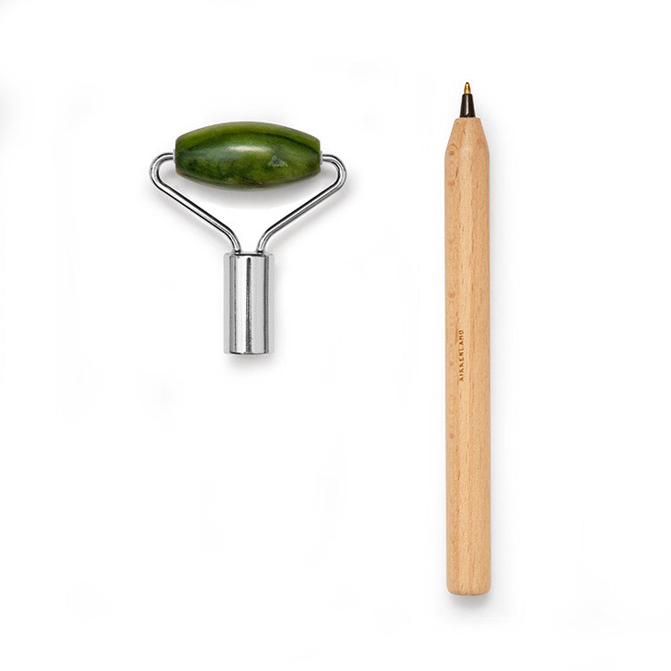 Jade Roller with Pen