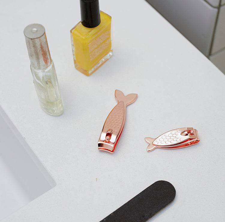 Copper Big Fish, Little Fish Nail Clippers Set – Kikkerland Design Inc
