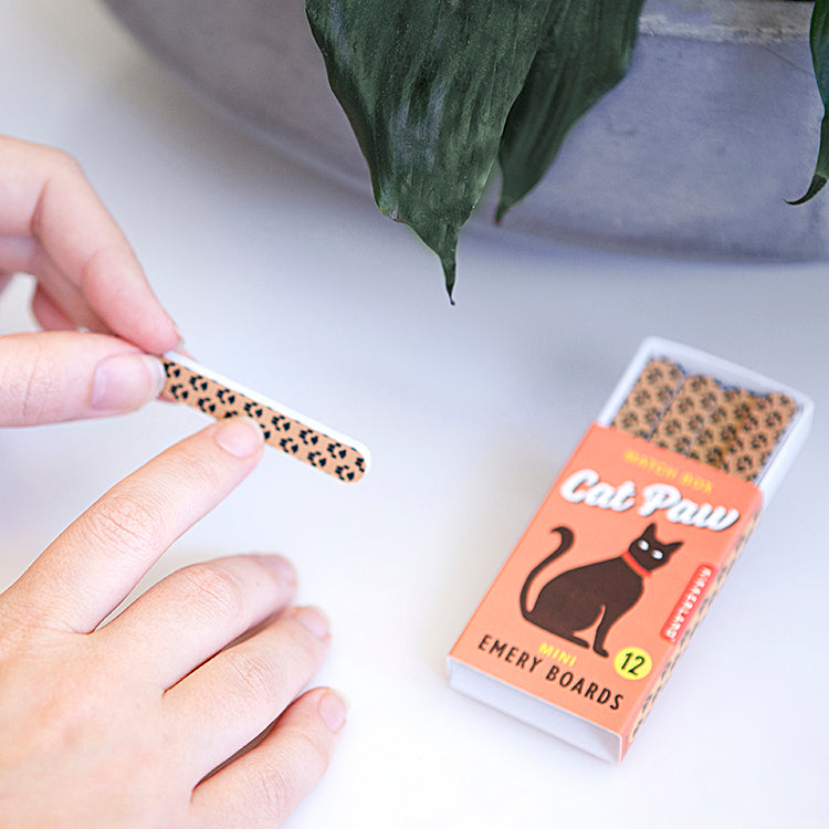 Cat Paw Match Box Emery Boards – Kikkerland Design Inc