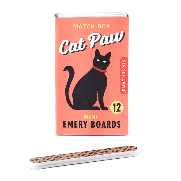 Cat Paw Match Box Emery Boards – Kikkerland Design Inc