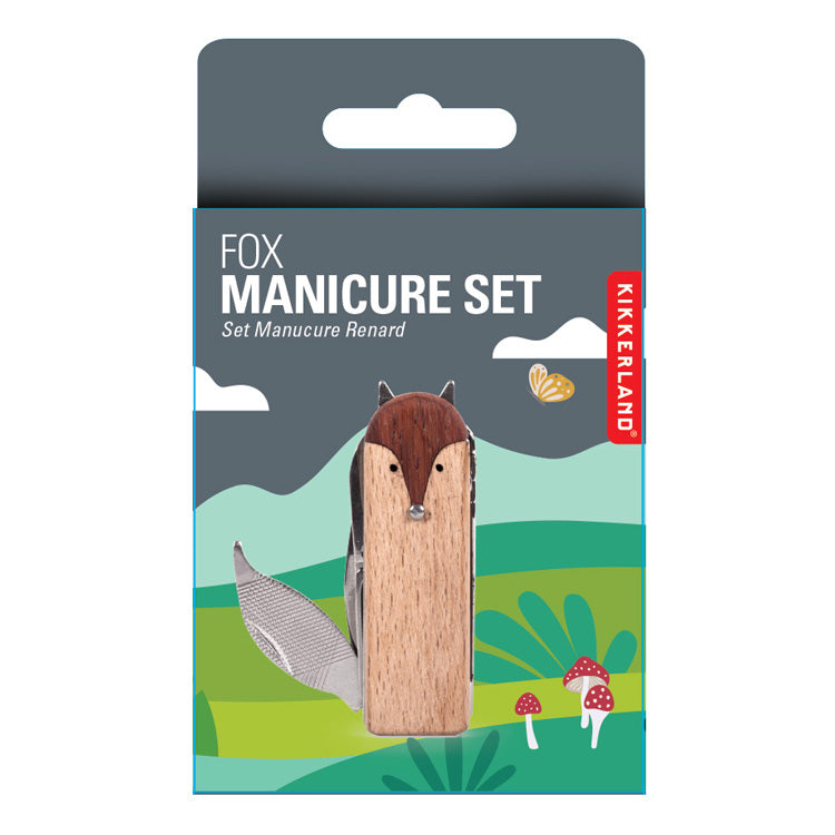 Fox Manicure Set – Kikkerland Design Inc