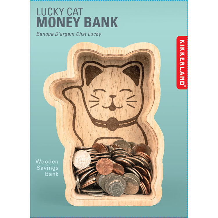 LUCKY CAT MONEY BANK – Kikkerland Design Inc