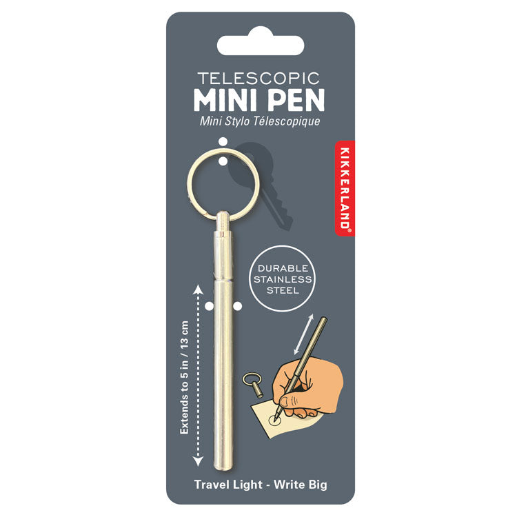 Telescopic Mini Pen – Kikkerland Design Inc