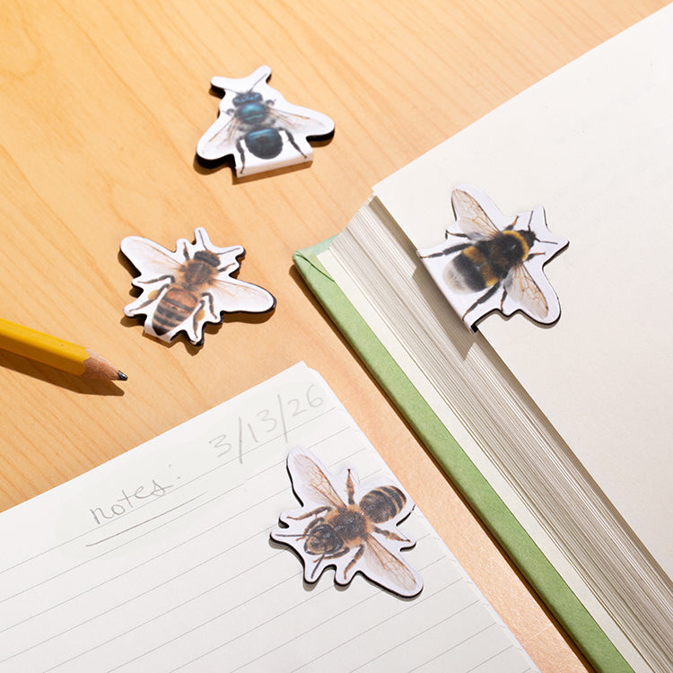 Bee Magnetic Bookmarks