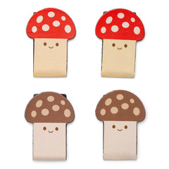 Mushroom Face Magnetic Bookmarks
