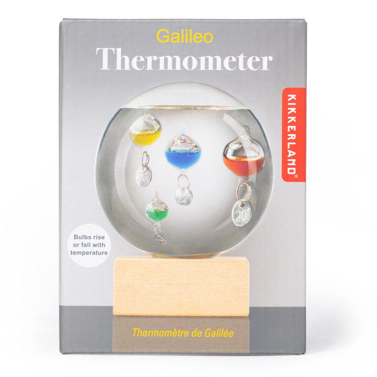 0622141   72＊90ミリ水晶共生瑪瑙置物セット　コースター Galileo Thermometer – Kikkerland Design Inc
