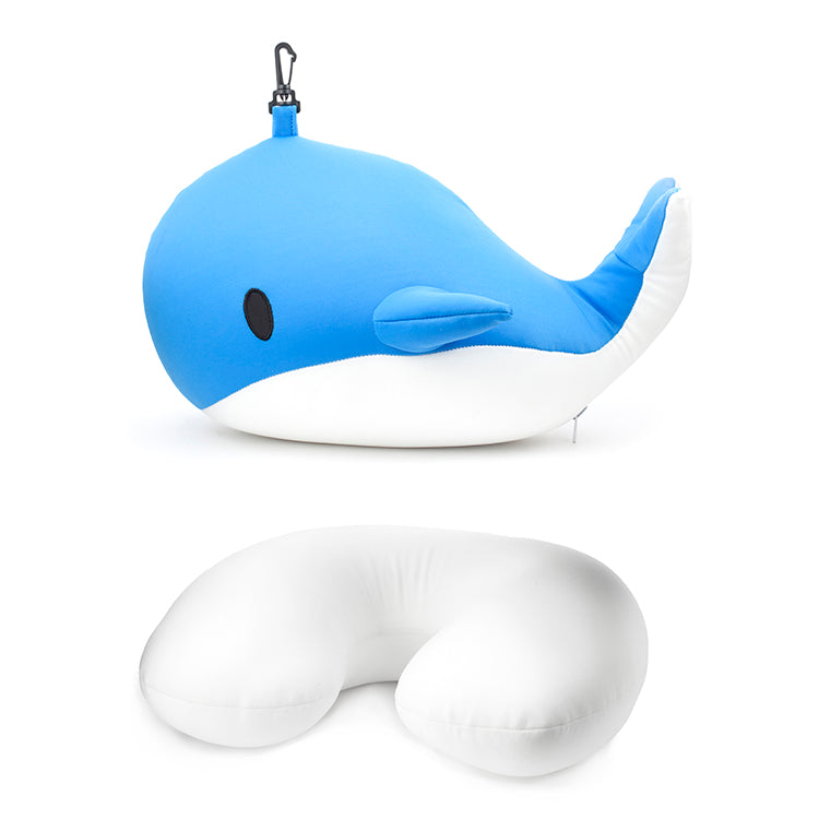Zip And Flip Pillow Whale