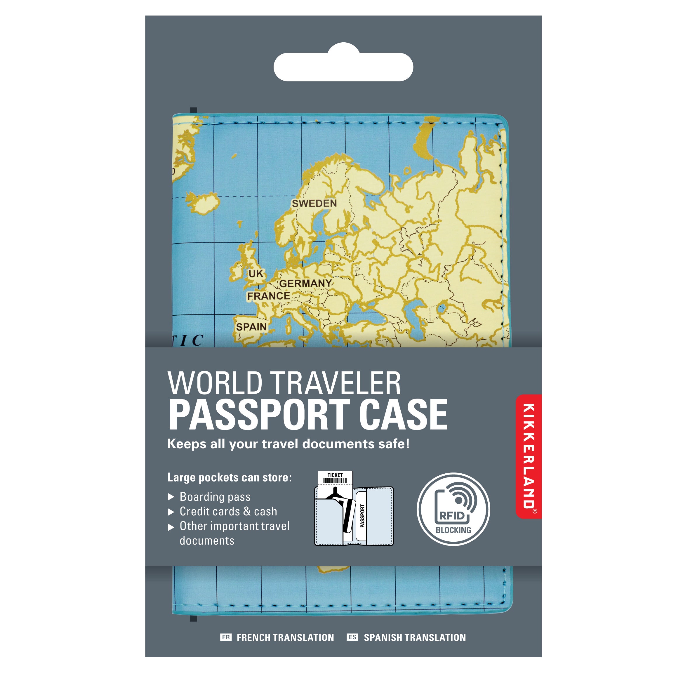 World Traveler Passport Case – Kikkerland Design Inc World Traveler Passport Case – Kikkerland Design Inc