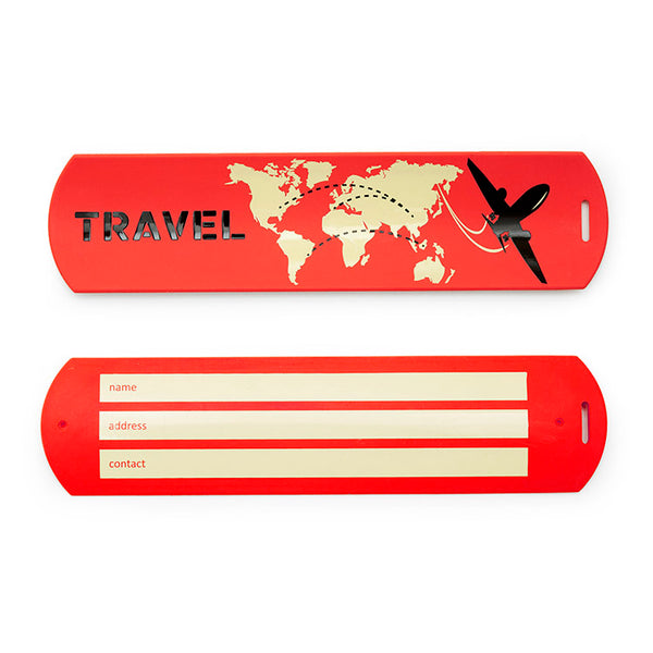 【新品未使用タグ付き】TREFLE+1 スカパン Red Slap Luggage Tag – Kikkerland Design Inc