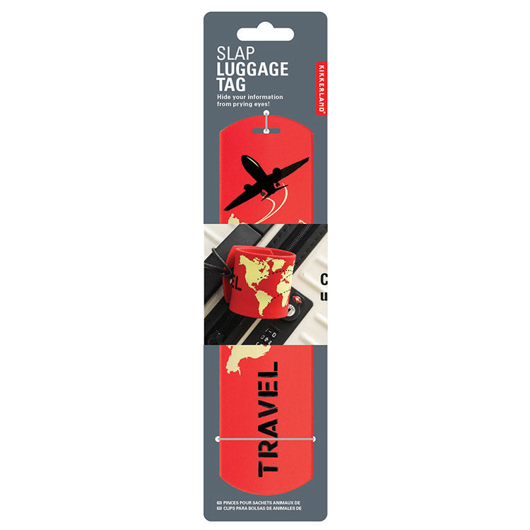 Red Slap Luggage Tag – Kikkerland Design Inc