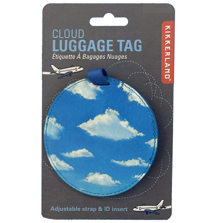 Cloud Luggage Tag – Kikkerland Design Inc