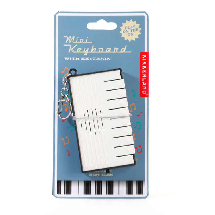 On the Go Mini Piano Keyboard Keychain – Kikkerland Design Inc