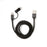 Black 2-in-1 Braided Cable