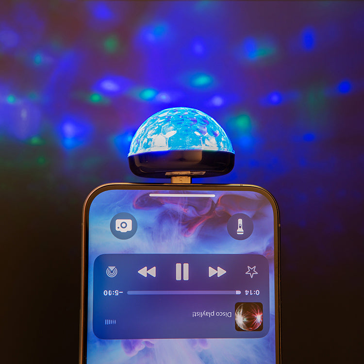 Kikkerland Phone Disco Light - Thumbnail 5