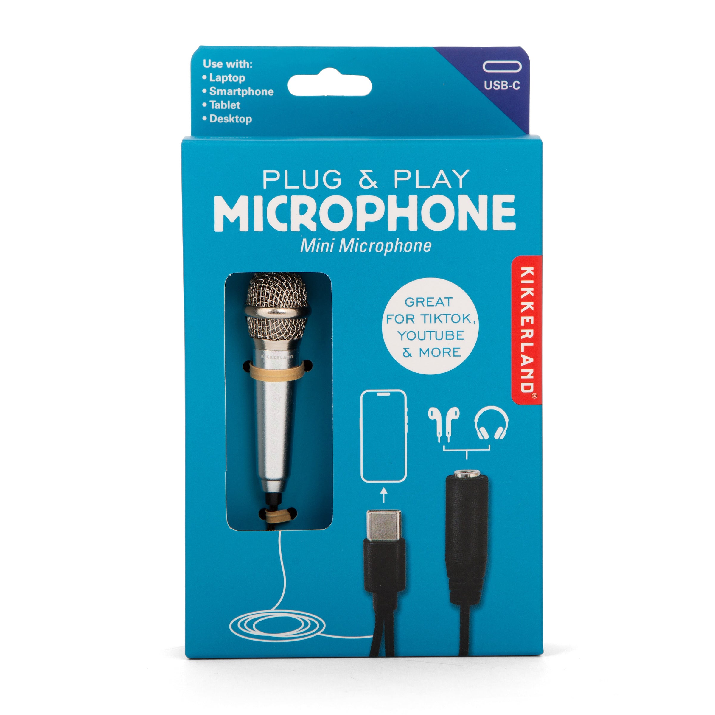 Plug & Play Microphone – Kikkerland Design Inc