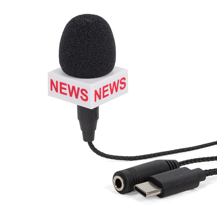 Breaking News Mini Microphone – Kikkerland Design Inc