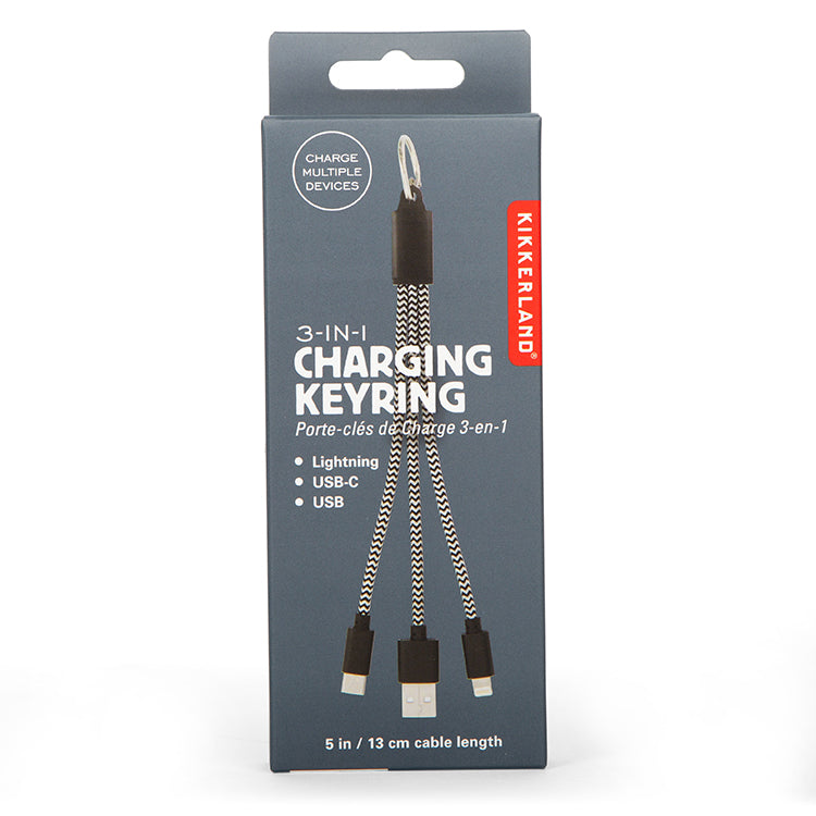 3-in-1 Charging Keyring
