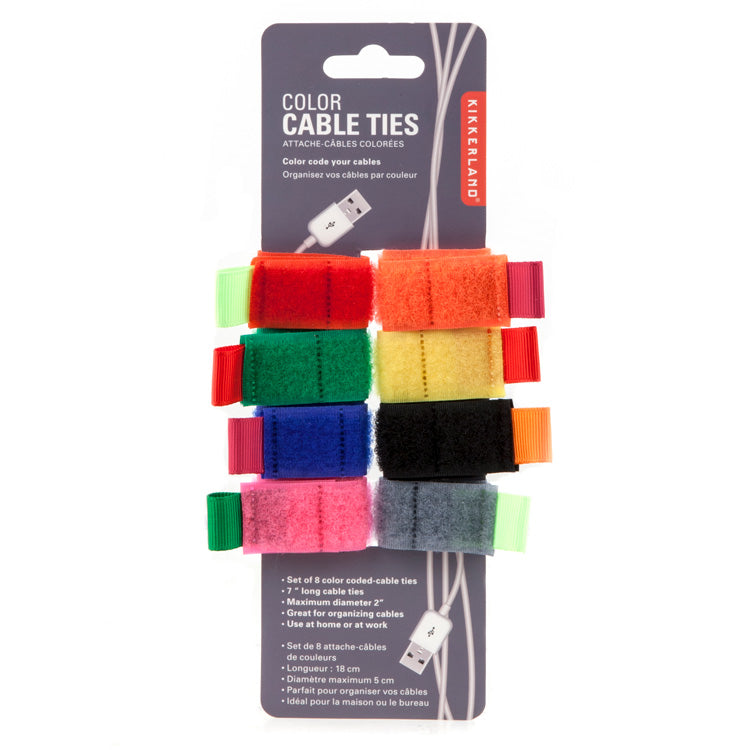 Color Cable Ties – Kikkerland Design Inc