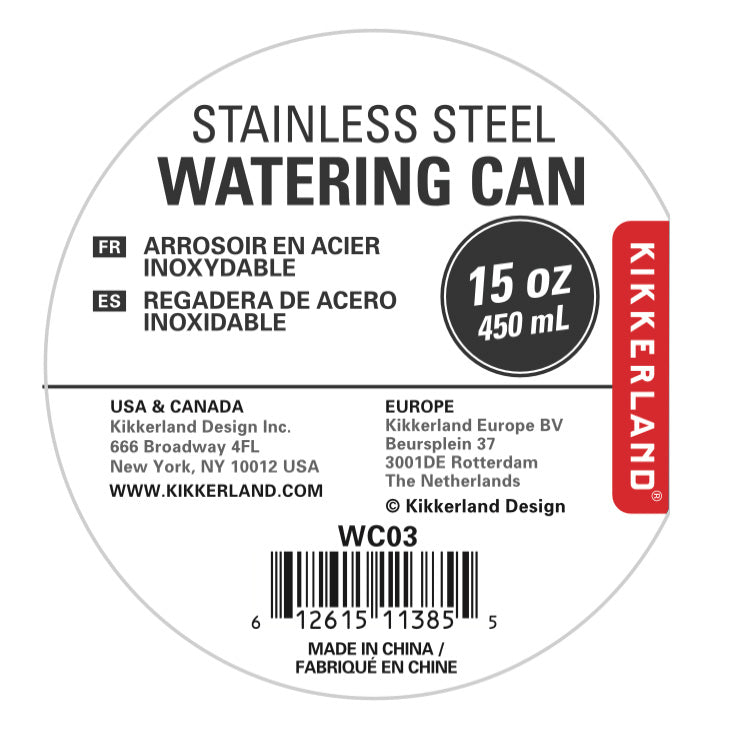 Stainless Steel Watering Can