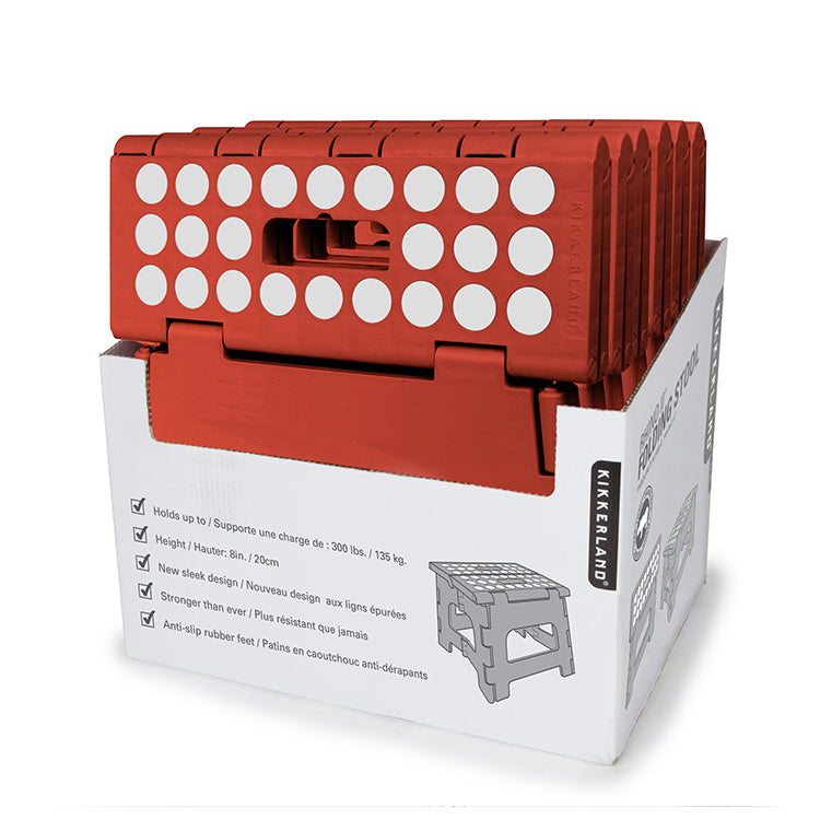 Rhino II Step Stool + Red