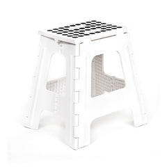 Step Stool Folding Tall White
