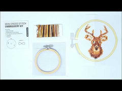 Mini Cross Stitch Kit - Deer- GG233