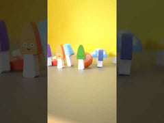 KID23-F - mini mushroom bowling