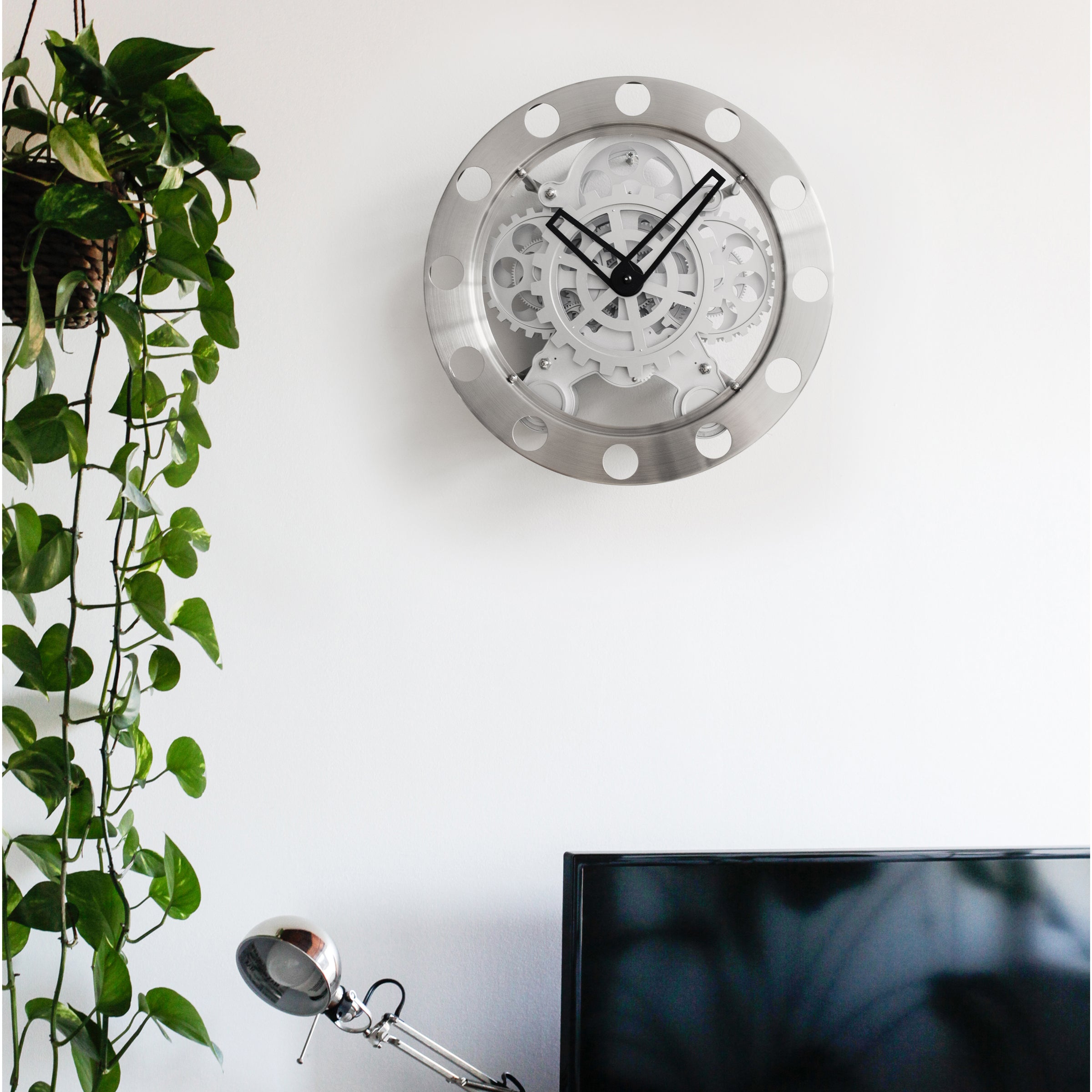 Wall Gear Clock – Kikkerland Design Inc