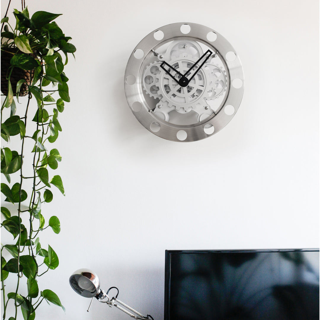 Wall Gear Clock Kikkerland Design Inc