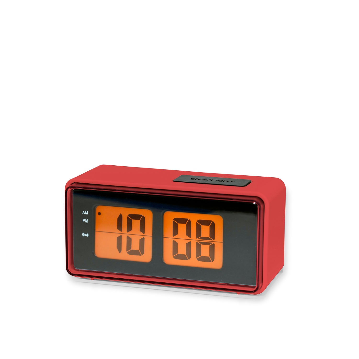Red Digital Alarm Clock