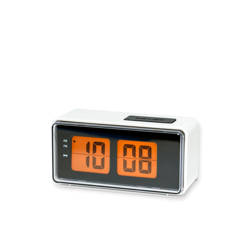 Digital Alarm Clock White