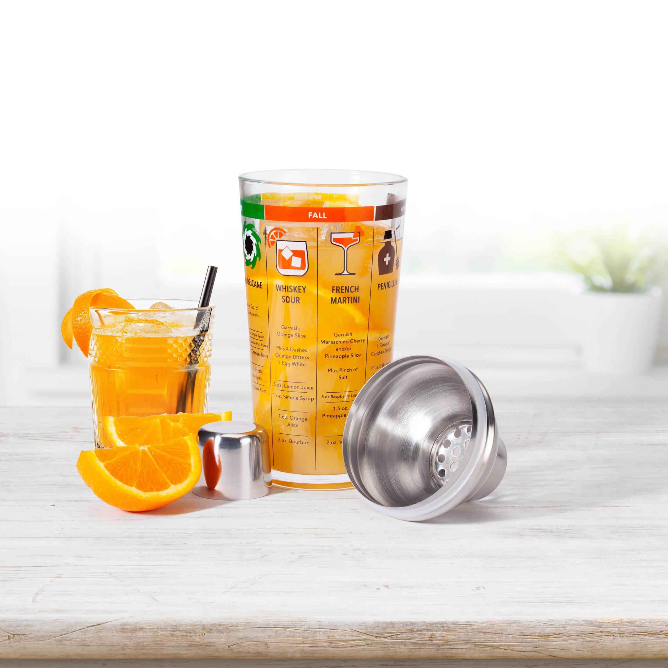 Four Seasons Cocktail Shaker Kikkerland Design Inc