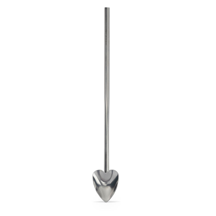 Stainless Steel Heart Shaped Spoon Straw