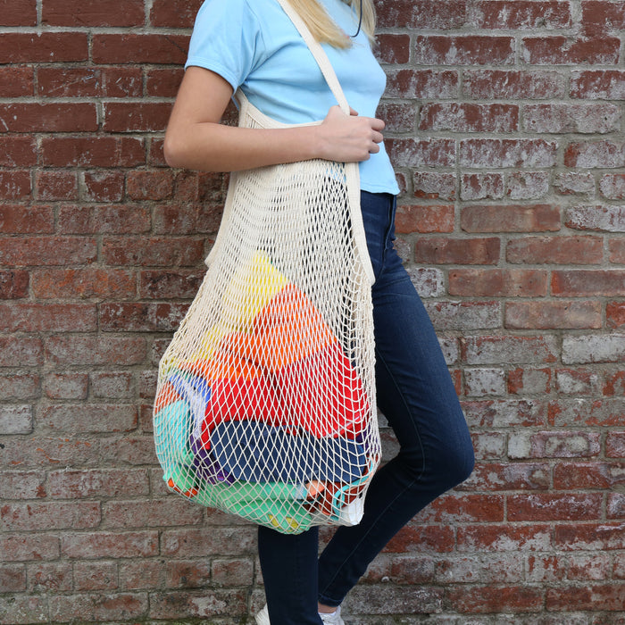 XL Cotton Net Carry-All Bag — Kikkerland Design Inc