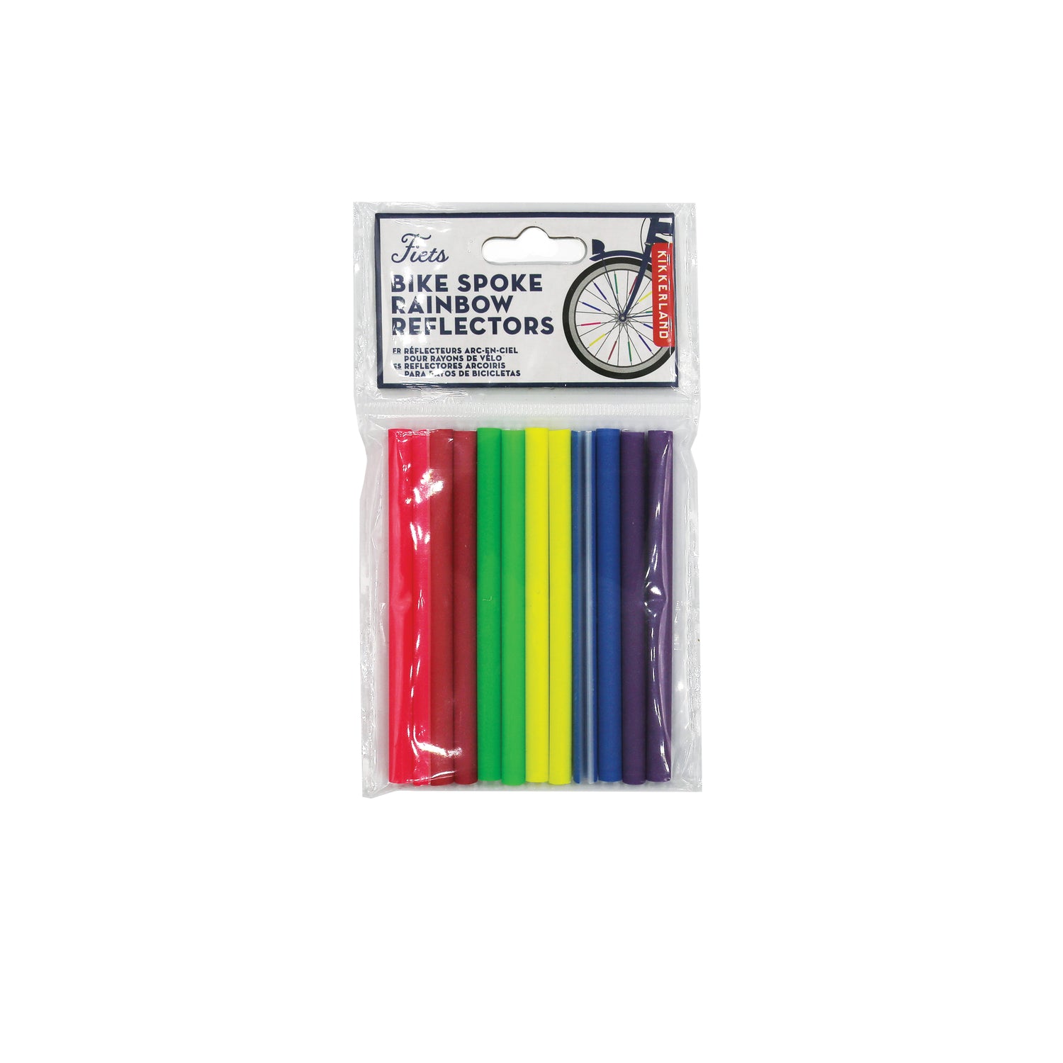 Kikkerland Bike Stickers | Rainbow Blocks