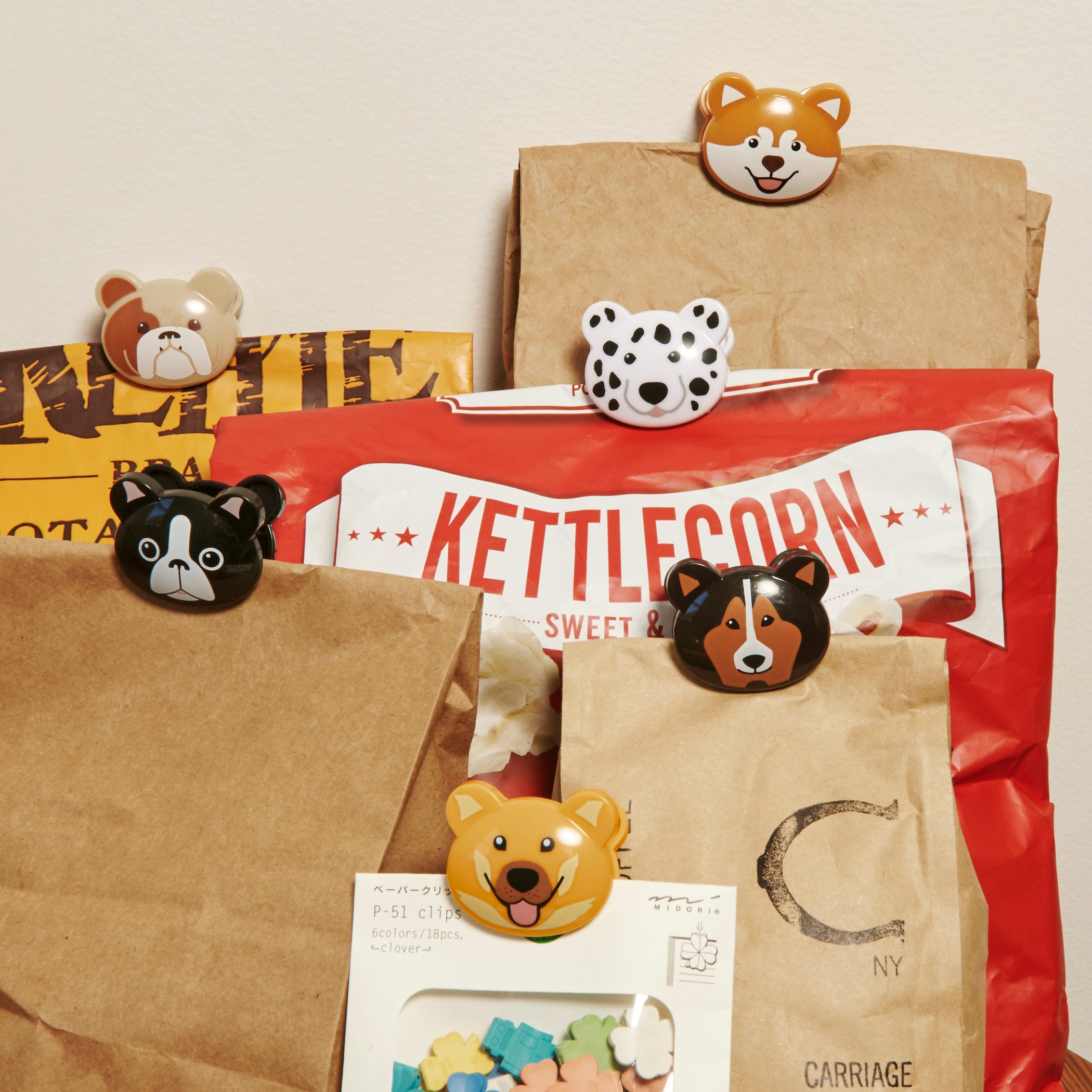 Doggie Bag Clips — Kikkerland Design Inc
