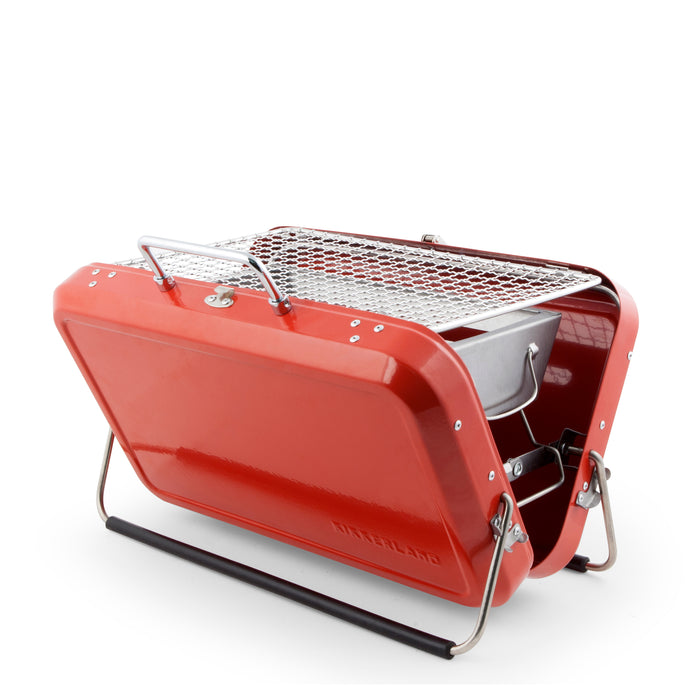 Portable BBQ Suitcase Red