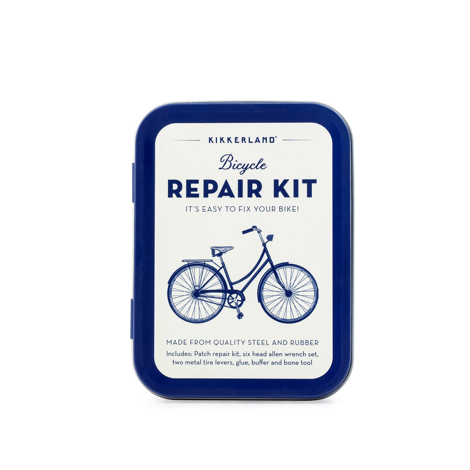 Kit de réparation de vélo en étain – Kikkerland Design Inc