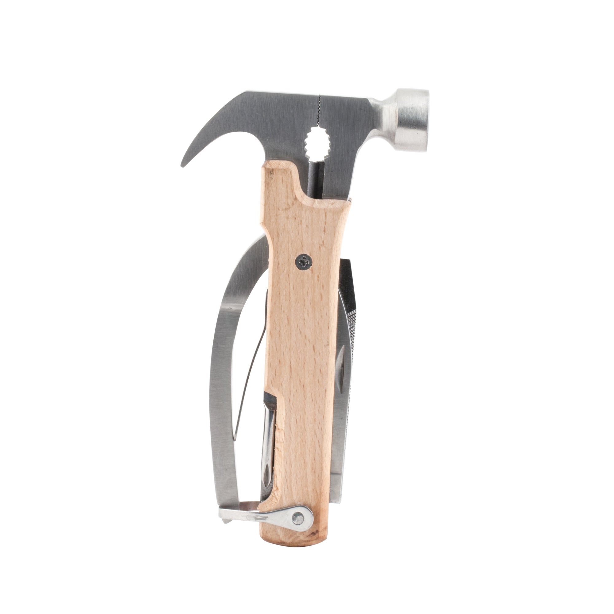 Wood Multi Function Hammer Tool — Kikkerland Design Inc