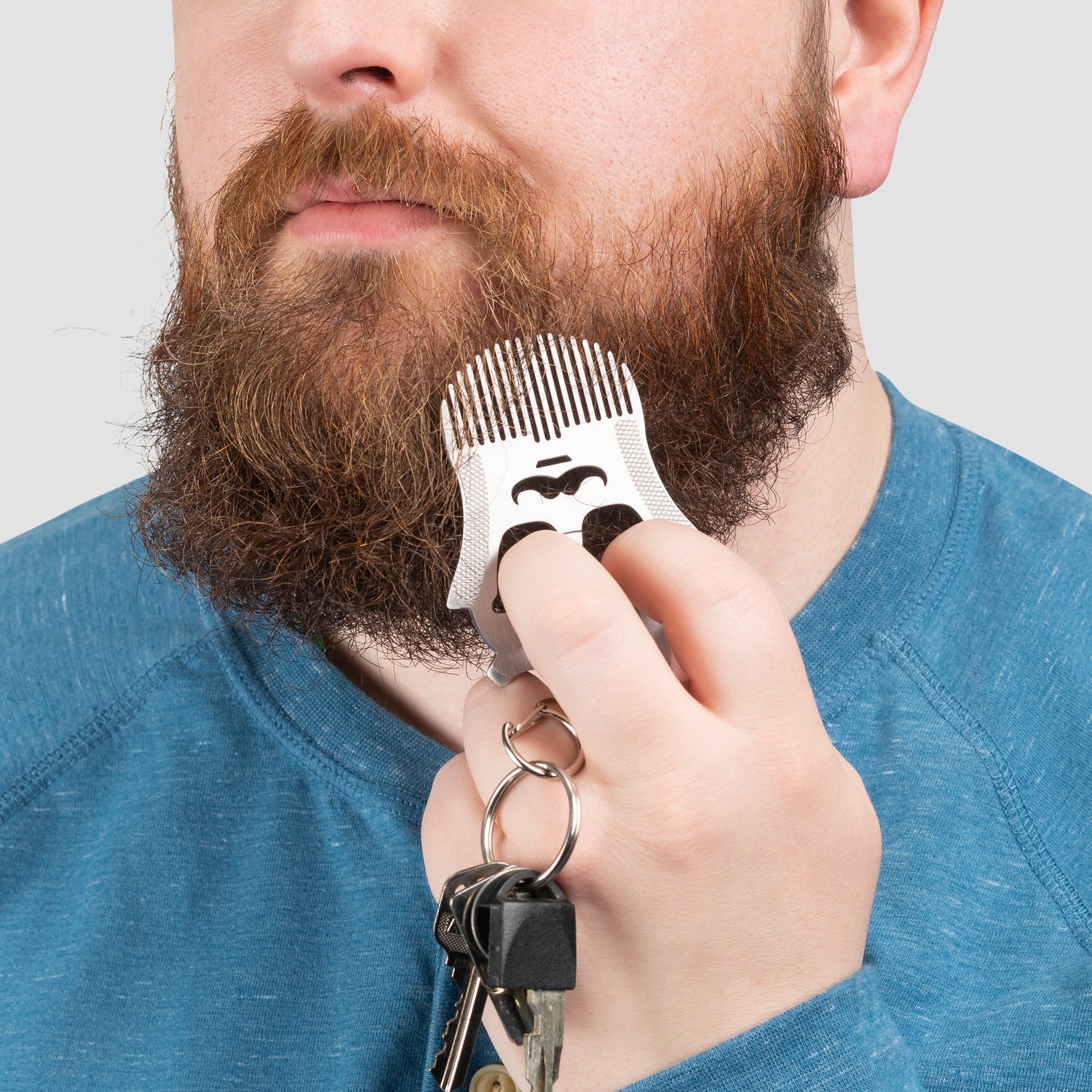 Peigne à barbe pour homme – Peigne, guide pour la coupe et l