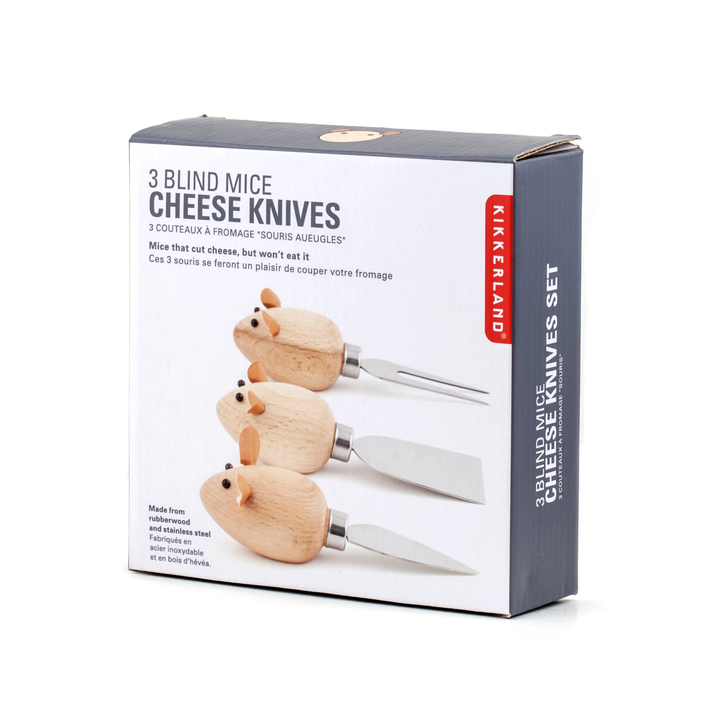Cheese Knives Mice Set Of 3 — Kikkerland Design Inc