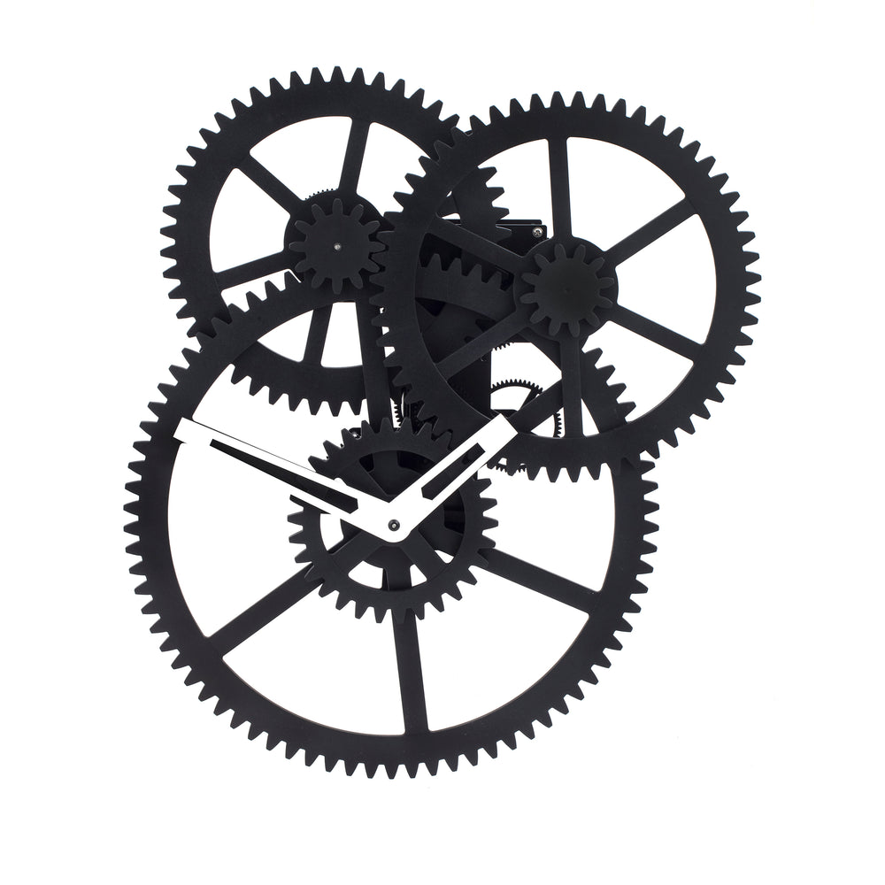 Triple Gear Wall Clock — Kikkerland Design Inc