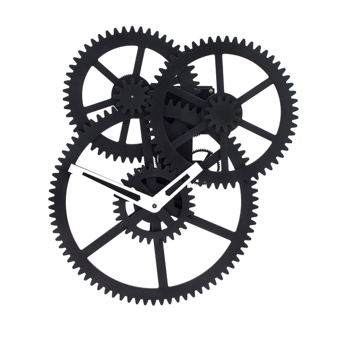 Triple Gear Wall Clock — Kikkerland Design Inc